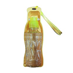 Μπουκάλι Νερού για Κατοικίδια με Μπολ Πορτοκαλί 250ml YBTY-44