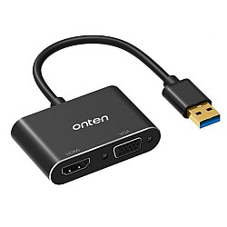 ONTEN OTN-5201B USB 3.0 TO HDMI+VGA ADAPTER