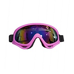 Μάσκα Σκι & Snowboard Ενηλίκων με Φακό Καθρέπτη One Size WKN-1465 σε Ροζ Χρώμα