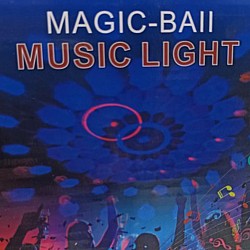 Bluetooth Music Player USB Διακοσμητικό Φωτιστικό RGB LED Party Light MQ-BT OEM σε Λευκό Χρώμα