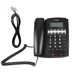 Ενσύρματο Τηλέφωνο Γραφείου KX-T992CID Μαύρο