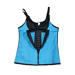 Heat Outfits Neoprene Γιλέκο - Κορσές Εφίδρωσης & Αδυνατίσματος σε Μπλε Χρώμα