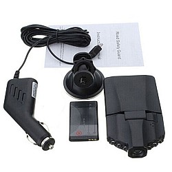 Φορητό καταγραφικό αυτοκινήτου με κάμερα και οθόνη 2,5", νυχτερινή λήψη HD portable DVR with TFT LCD screen