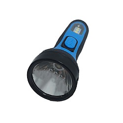 Διπλός Φακός Μπαταρίας LED με πλαϊνό Φως TY-029 σε Μπλε Χρώμα OEM