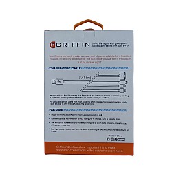 Griffin Καλώδιο Flat USB 2.0 to micro USB 1m για Smartphone και Tablet 24818-2 Λευκό 