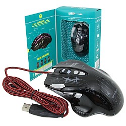 Gaming Ενσύρματο ποντίκι Optical Mouse RGB Weibo WB-912 V2 Μαύρο