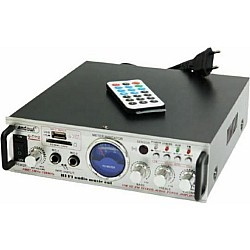 Ενισχυτής με λειτουργία Karaoke Q-T112 Mini σε Γκρι Χρώμα Andowl