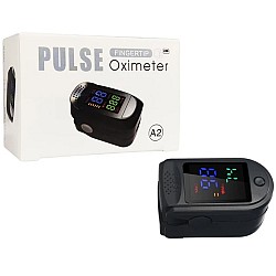 Pulse Oximeter Fingertip A2 Παλμικό Οξύμετρο Δακτύλου Μαύρο