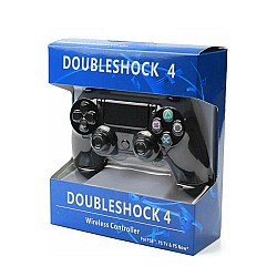 Ασύρματο χειριστήριο συμβατό με PS4 Doubleshock 4 Μαύρο