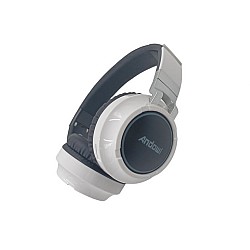 Ασύρματα Ακουστικά Over Ear Gaming Headset RGB με σύνδεση Bluetooth Λευκό Andowl Q-S70 