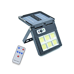 Επιτοίχιο Ηλιακό Φωτιστικό με Αισθητήρα Κίνησης και Τηλεχειριστήριο με 6 LED COB W783-6 OEM
