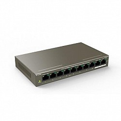 IP-COM 8-Port10/100Mbps+2 Gigabit Desktop Switch With 8-Port PoE